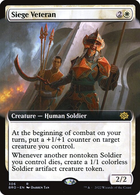 BRO: Siege Veteran (Extended Art) (Foil)