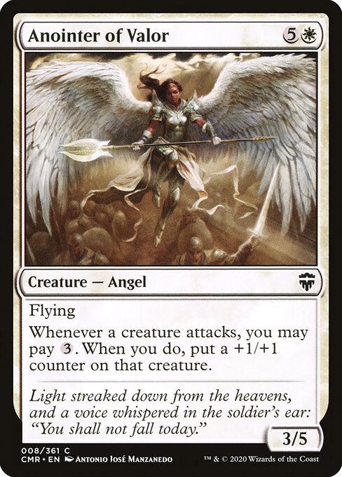 CMR: Anointer of Valor (Foil)