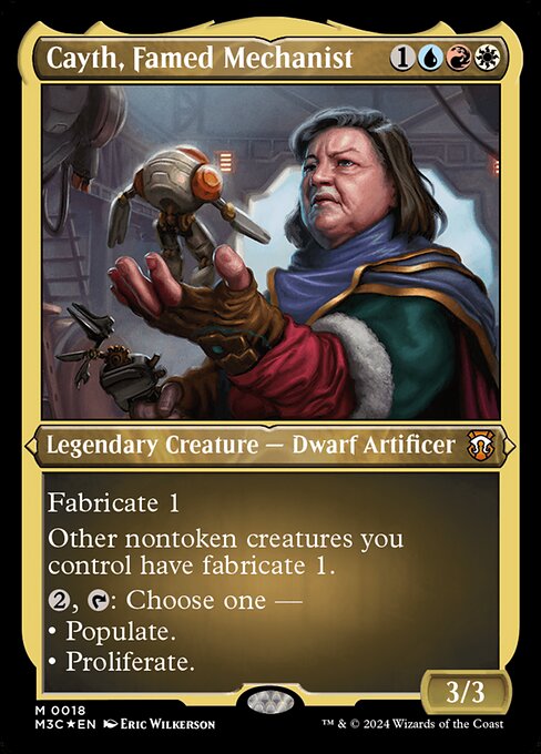 M3C: Cayth, Famed Mechanist (Foil Etched)