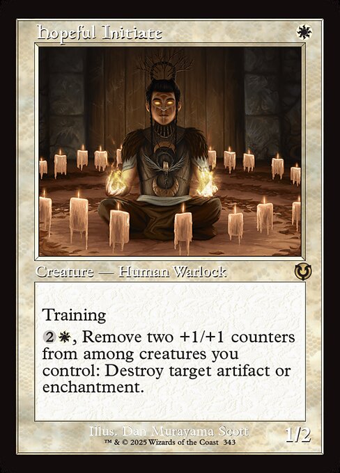 INR: Hopeful Initiate (Retro Frame) (Foil)