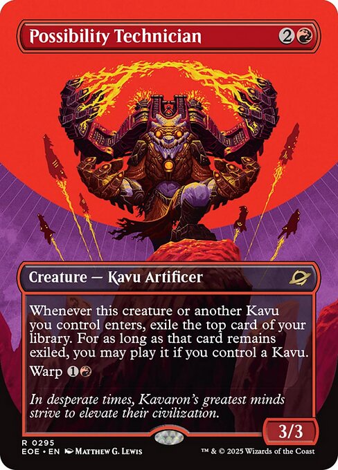 EOE: Possibility Technician (Borderless) (Foil)