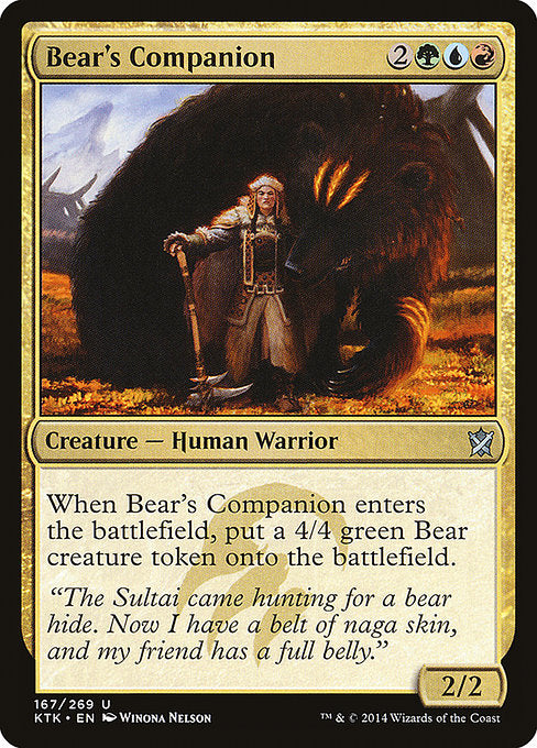 KTK: Bear's Companion (Foil)