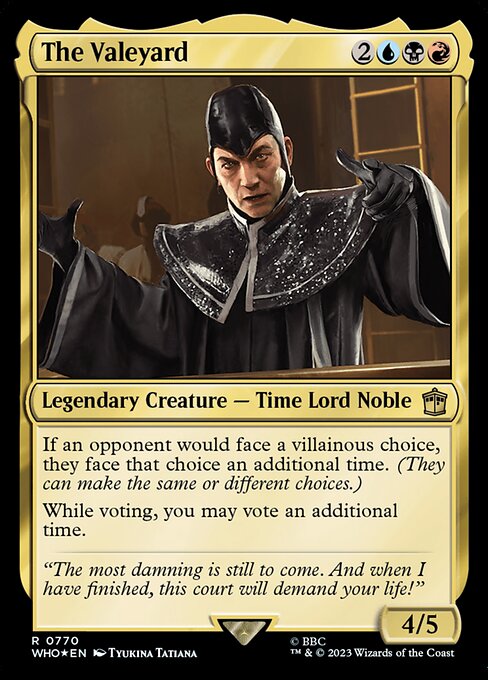 WHO: The Valeyard (Surge Foil)