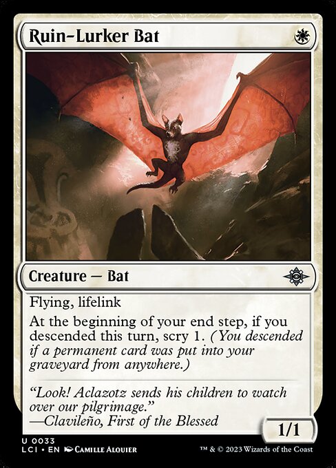 LCI: Ruin-Lurker Bat (Foil)