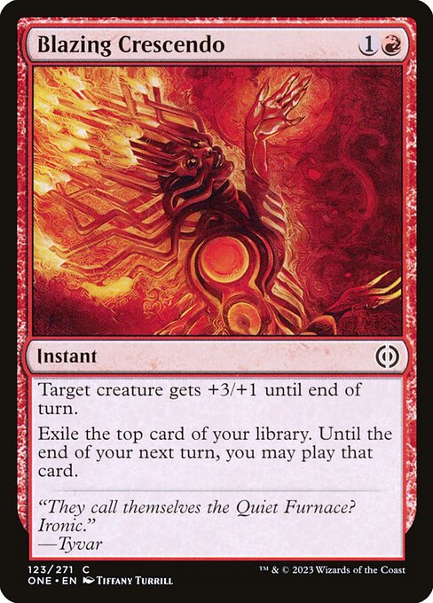 ONE: Blazing Crescendo (Foil)