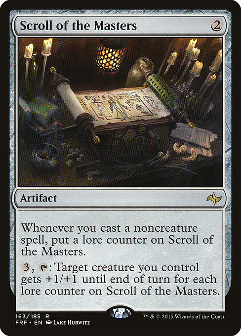 FRF: Scroll of the Masters (Foil)