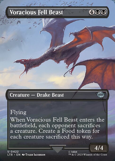 LTR: Voracious Fell Beast (Borderless) (Foil)