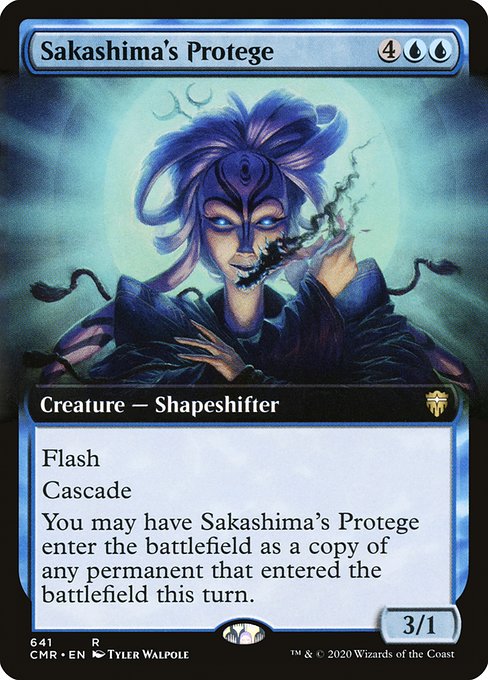 CMR: Sakashima's Protege (Extended Art) (Foil)