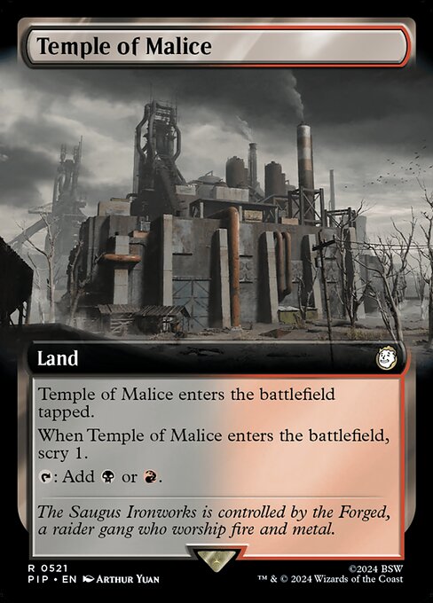 PIP: Temple of Malice (Extended Art) (Foil)