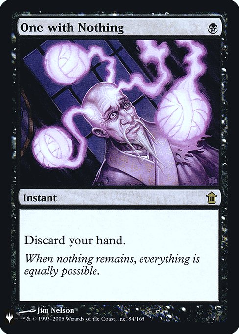 PLST: One with Nothing (Foil)