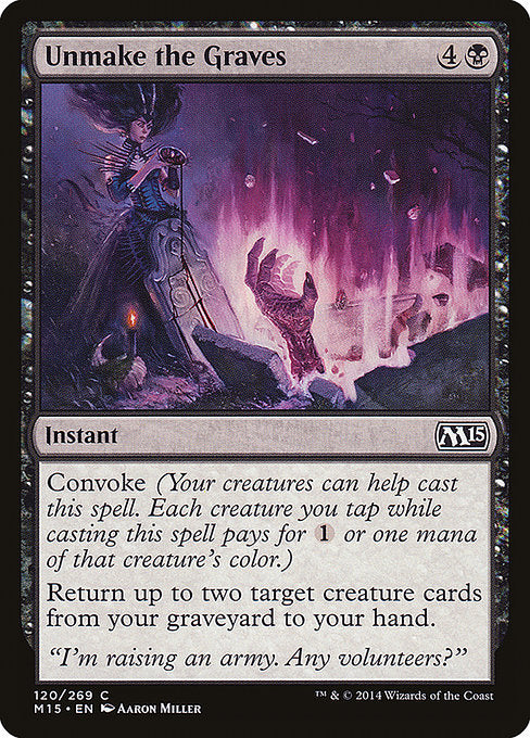 M15: Unmake the Graves (Foil)