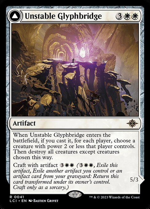 LCI: Unstable Glyphbridge (Foil)