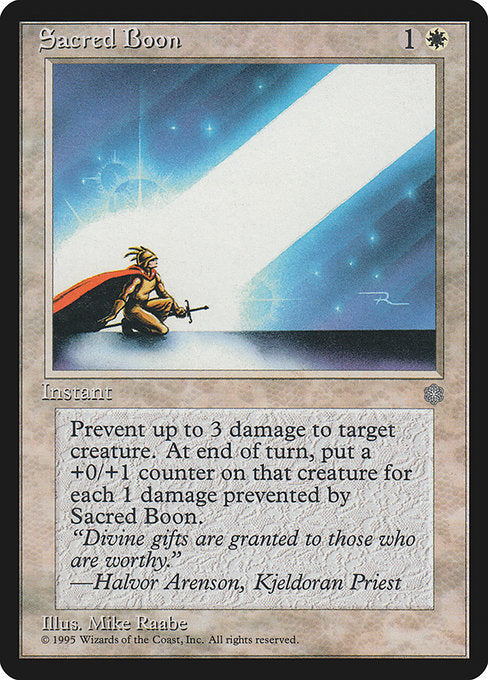 ICE: Sacred Boon