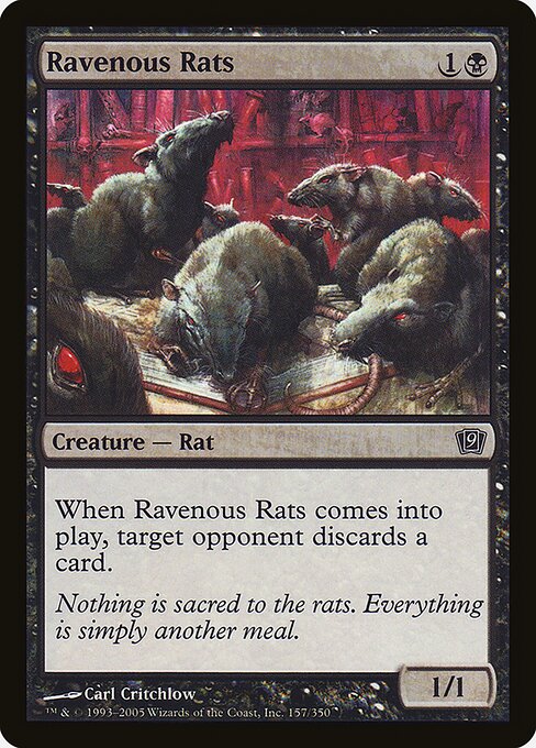 9ED: Ravenous Rats (Foil)