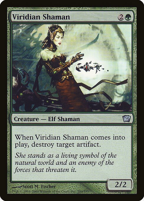 9ED: Viridian Shaman (Foil)