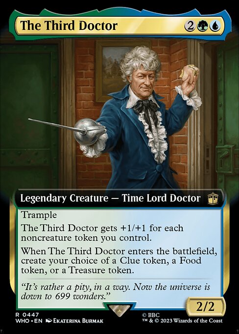 WHO: The Third Doctor (Extended Art) (Foil)