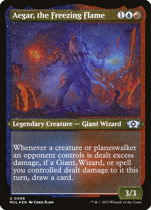 MUL: Aegar, the Freezing Flame (Foil Etched)