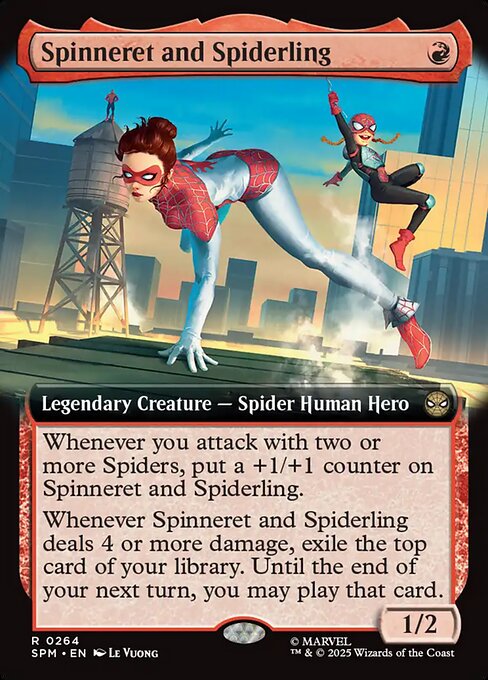 SPM: Spinneret and Spiderling (Extended Art) (Foil)