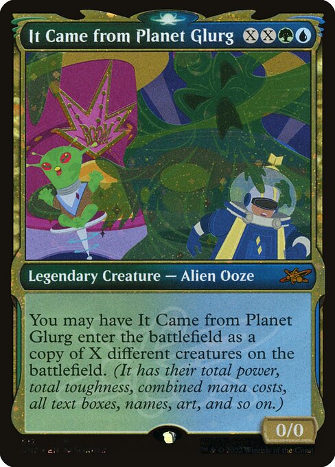 UNF: It Came from Planet Glurg (Showcase) (Galaxy Foil)