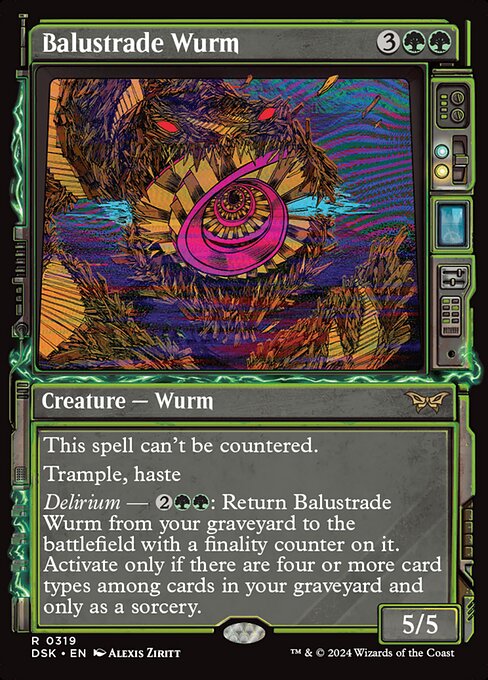 DSK: Balustrade Wurm (Showcase) (Foil)