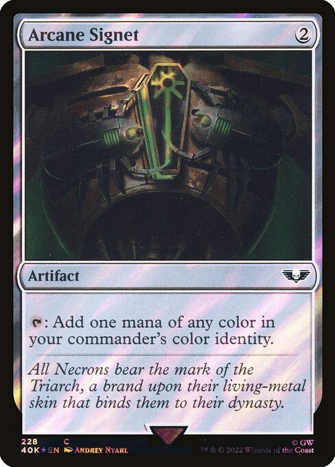 40K: Arcane Signet (228) (Surge Foil)