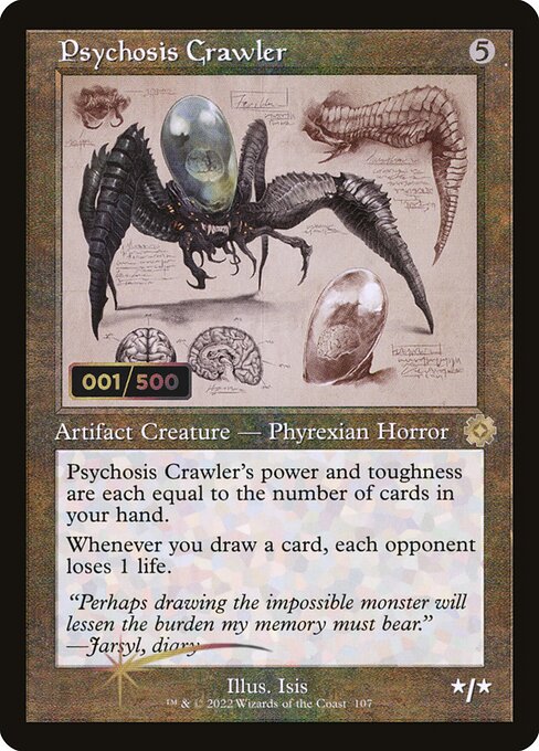 BRR: Psychosis Crawler (Schematic) (Serial Numbered) (Foil)