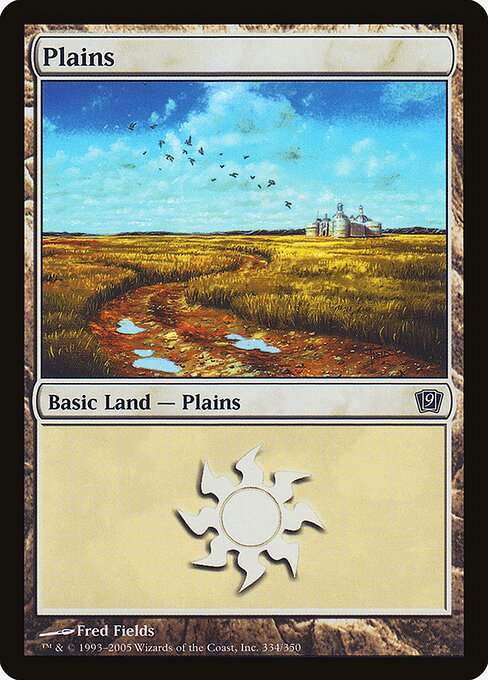 9ED: Plains (334) (Foil)