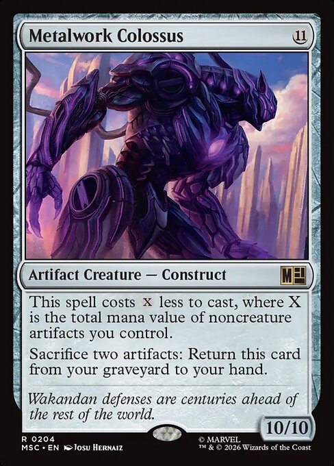 MSC: Metalwork Colossus