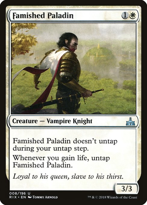 RIX: Famished Paladin
