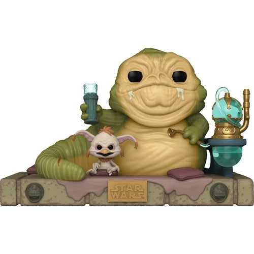 Star Wars: Return of the Jedi 40th Anniversary Jabba and Salacious Crumb Deluxe Funko Pop! Vinyl Figure (611)