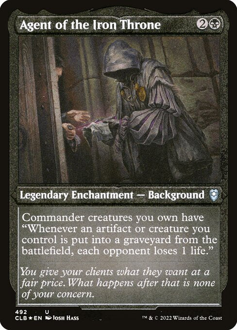CLB: Agent of the Iron Throne (Foil Etched)