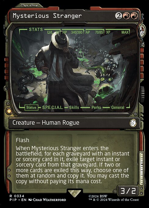 PIP: Mysterious Stranger (Showcase) (Foil)