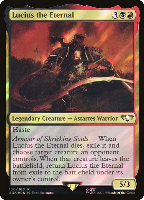 40K: Lucius the Eternal (Surge Foil)