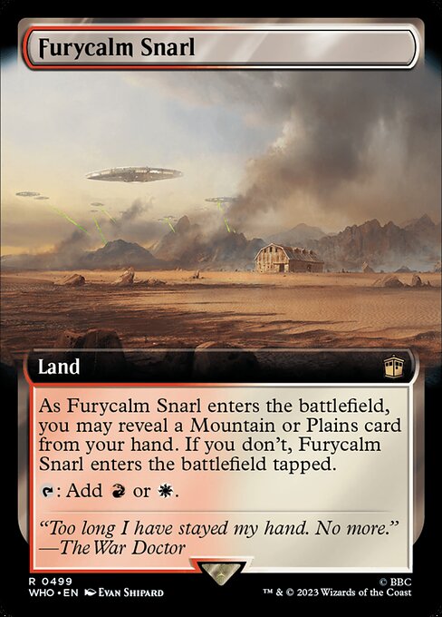 WHO: Furycalm Snarl (Extended Art) (Foil)