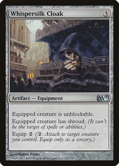 M11: Whispersilk Cloak (Foil)