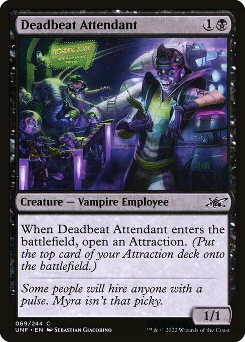 UNF: Deadbeat Attendant