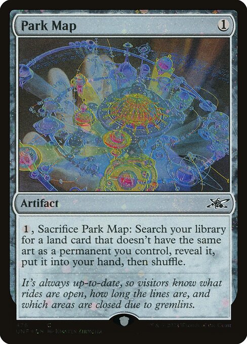 UNF: Park Map (Galaxy Foil)