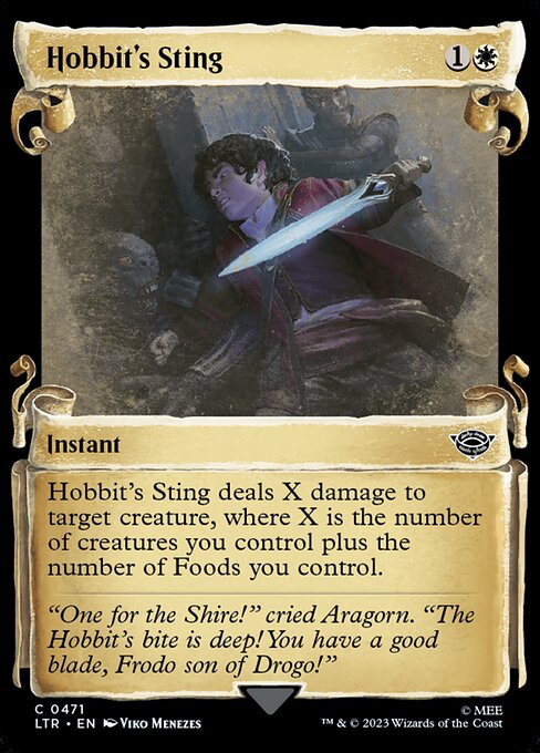 LTR: Hobbit's Sting (Showcase Scrolls)