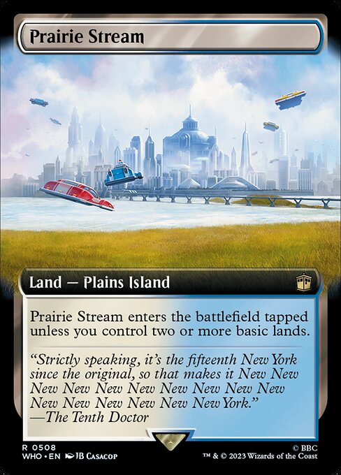 WHO: Prairie Stream (Extended Art) (Foil)