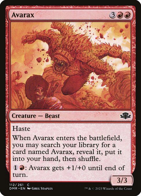 DMR: Avarax