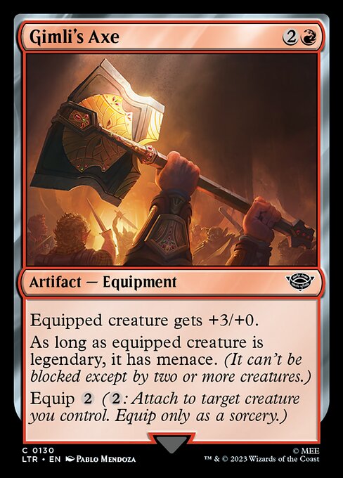LTR: Gimli's Axe (Foil)
