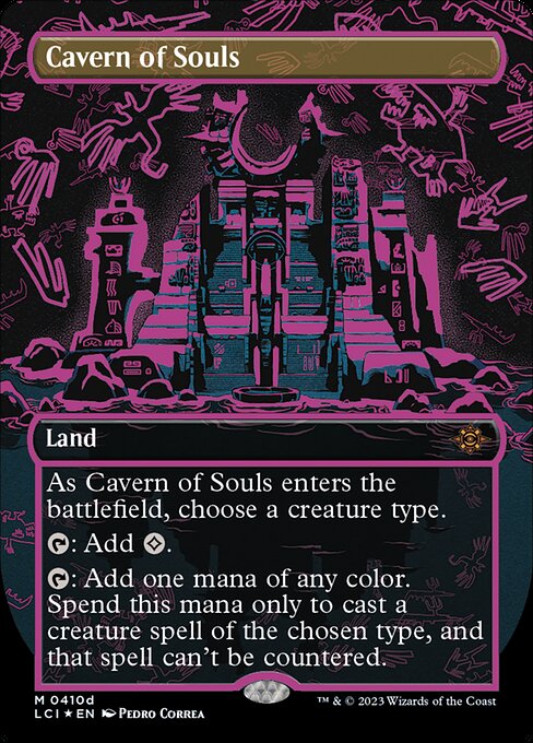 LCI: Cavern of Souls (0410d) (Borderless) (Foil)