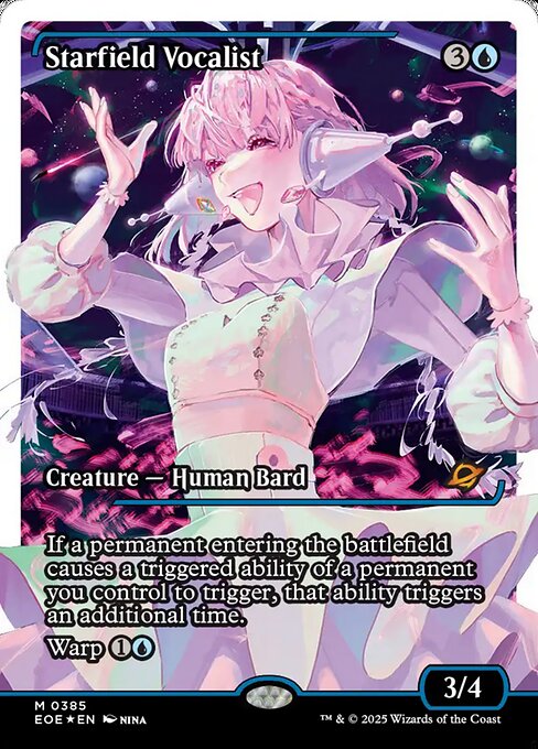 EOE: Starfield Vocalist (Showcase) (Fracture Foil)