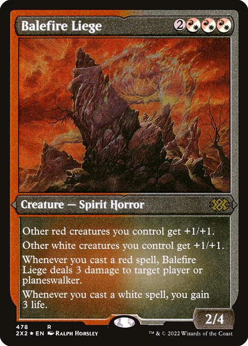 2X2: Balefire Liege (Foil Etched)