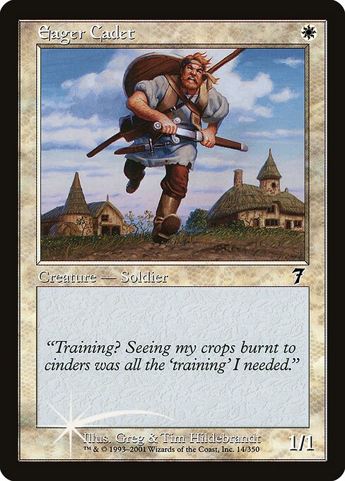 7ED: Eager Cadet (Foil)