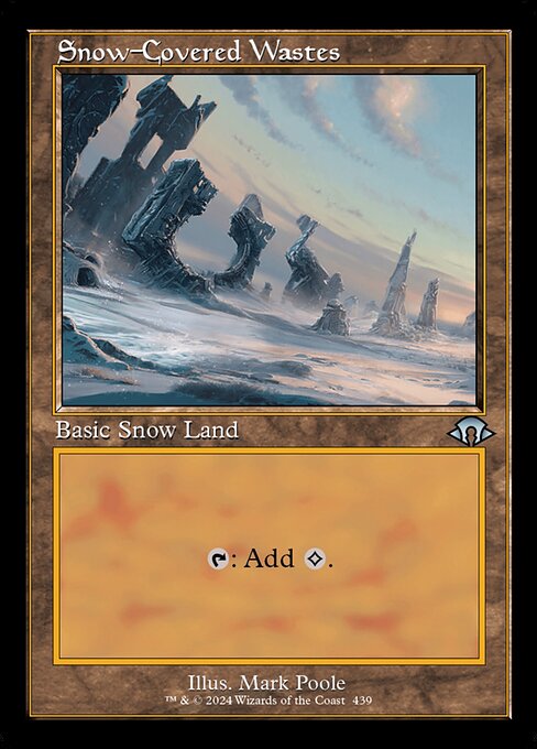 MH3: Snow-Covered Wastes (Retro Frame) (Foil)