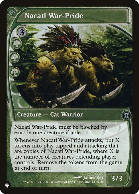 PLST: Nacatl War-Pride