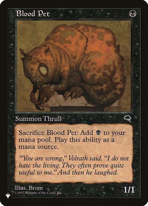 PLST: Blood Pet