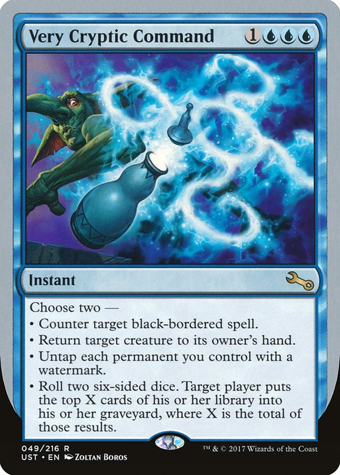 UST: Very Cryptic Command (E)
