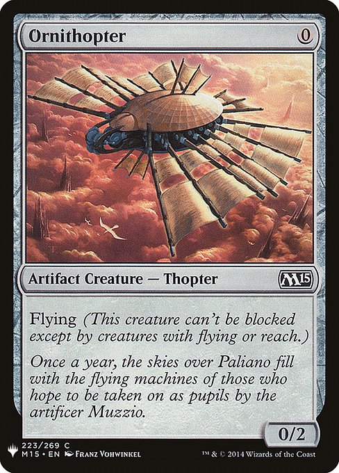 PLST: Ornithopter